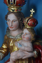 Image showing Blessed Virgin Mary with baby Jesus