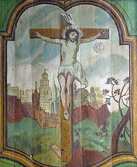 Image showing Jesus crucified on the cross