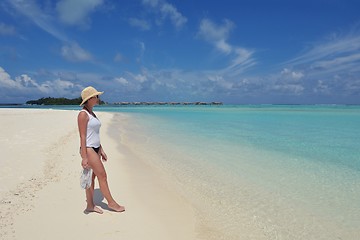 Image showing happy woman enjoy  summer time