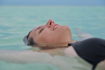 Image showing happy woman enjoy  summer time