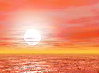 Image showing Sunset