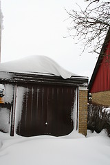 Image showing A lot of snow in February