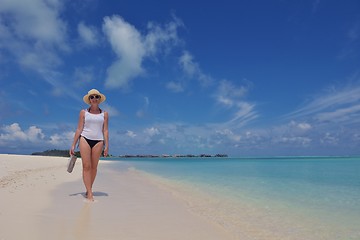 Image showing happy woman enjoy  summer time