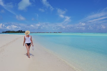 Image showing happy woman enjoy  summer time