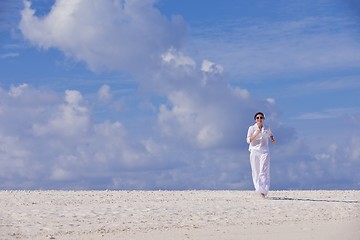 Image showing happy woman enjoy  summer time