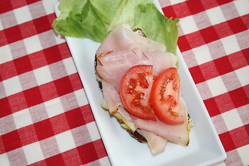 Image showing Healthy sandwich