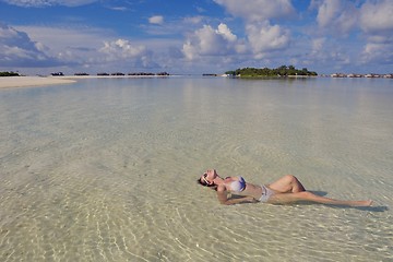 Image showing happy woman enjoy  summer time