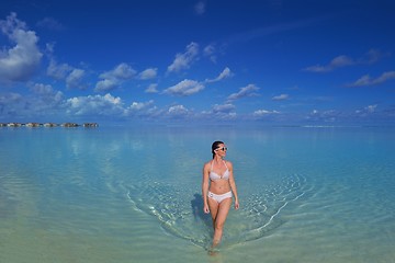 Image showing happy woman enjoy  summer time