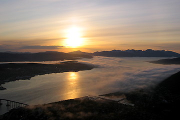 Image showing Midnight sun