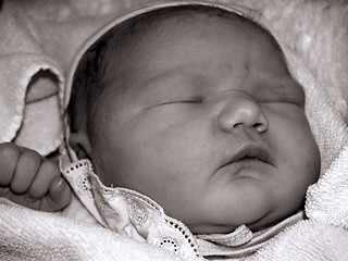 Image showing newborn, portrait