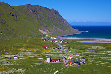 Image showing Norwegian village