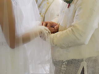 Image showing Bride and Groom