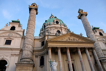 Image showing Karlskirche Church in Vienna, Austria