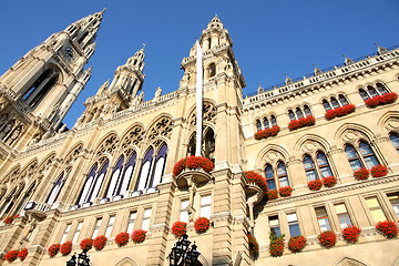 Image showing Rathaus in Vienna, Austria