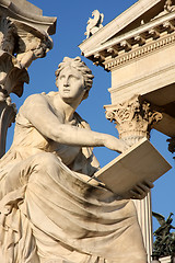 Image showing Austrian Parliament in Vienna, Austria