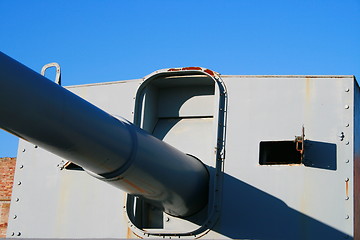 Image showing WW2 Coastal Defence Gun