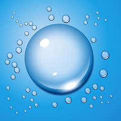 Image showing water drops