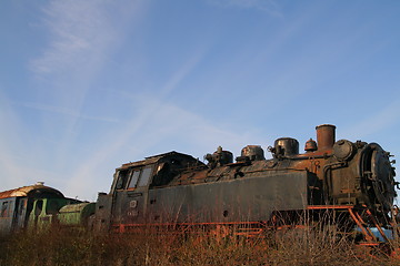 Image showing Derelict Train