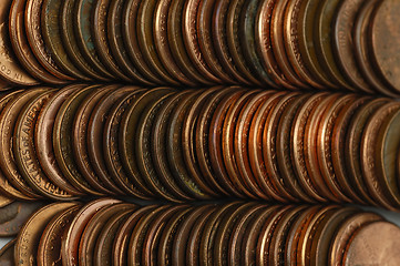 Image showing Pennies