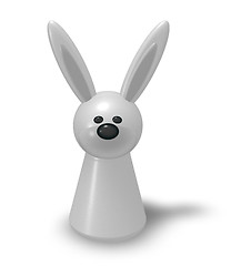Image showing white bunny