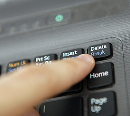 Image showing laptop keyboard