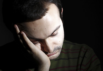 Image showing Portrait of a young man