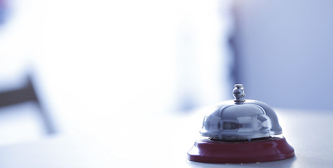 Image showing Close up photo of a bell 