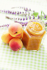 Image showing apricot jam