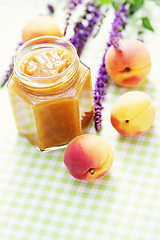 Image showing apricot jam