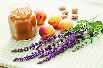 Image showing apricot jam