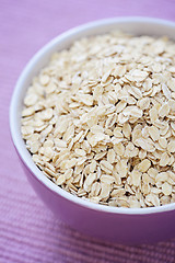 Image showing bowl of oats