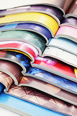 Image showing stack of magazines