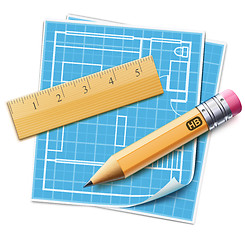 Image showing House layout planning concept