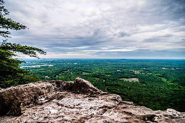 Image showing beautiful scenery from crowders mountain in north carolina