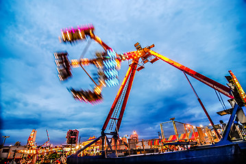 Image showing Ride at county or state fair