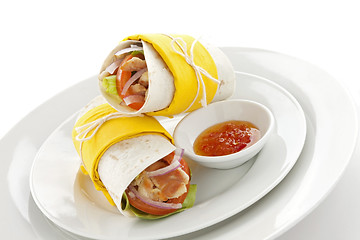 Image showing Spicy Chicken Wrap