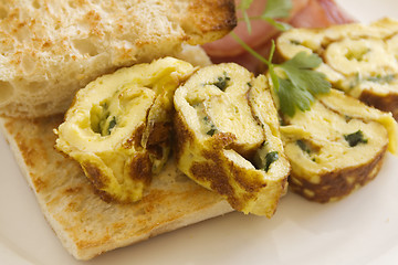 Image showing Rolled Omelette