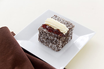 Image showing Cream Lamington