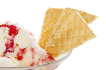 Image showing Ice Cream With Topping