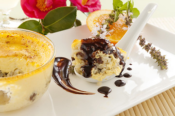 Image showing Baked Rice Custard