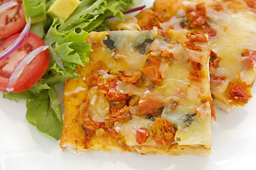 Image showing Pesto Marguarita Pizza
