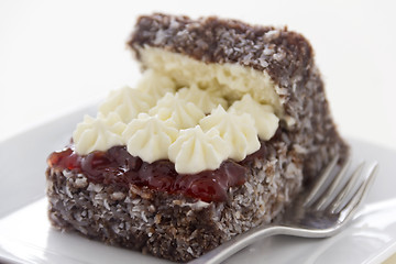 Image showing Cream Lamington