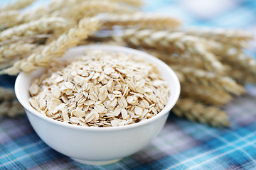 Image showing bowl of oats