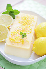 Image showing lemon semifreddo