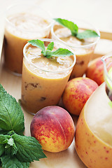 Image showing peach coctail