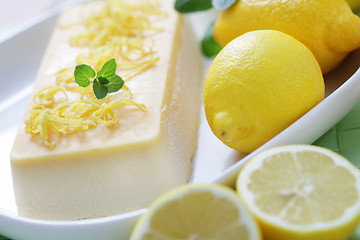 Image showing lemon semifreddo