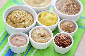 Image showing various mustards