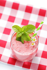 Image showing strawberry shake