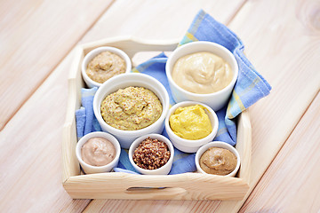 Image showing various mustards