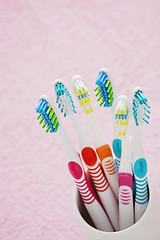 Image showing toothbrushes